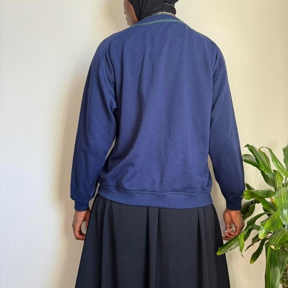 Vintage 90s Gitano Global Future Henley Sweatshirt size M - Picture 6 of 7